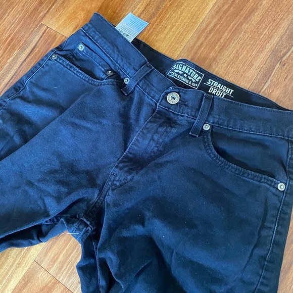 Signature Black Denim Jeans - Picture 1 of 5